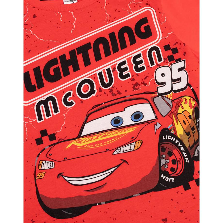 Cars  Ensemble De Pyjama Long Manches Longues Motif Flash Mcqueen 