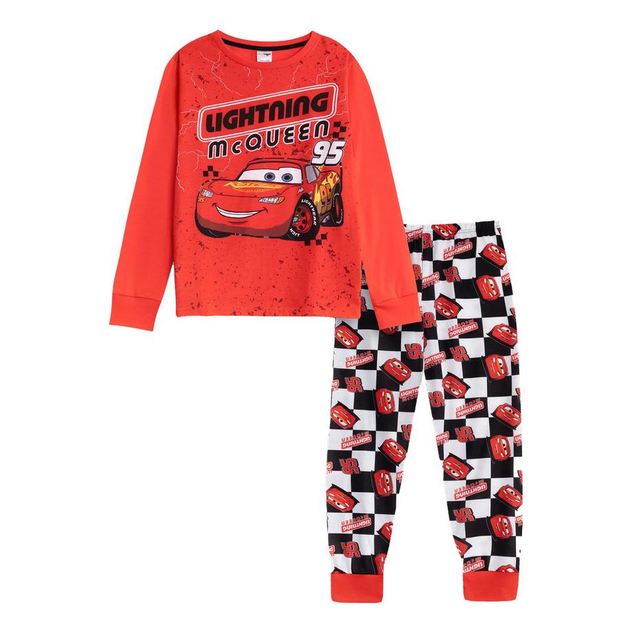 Ensemble De Pyjama Long Manches Longues Motif Flash Mcqueen