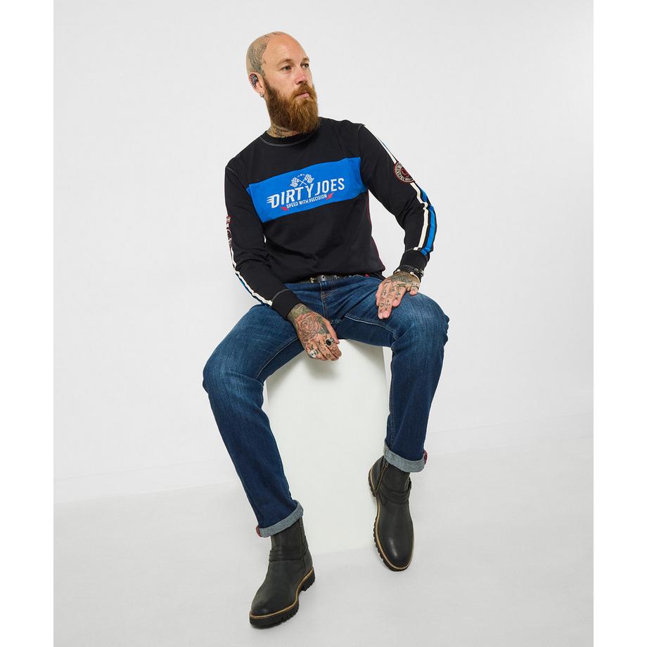 Joe Browns Sweatshirt Rayé Col Rond  