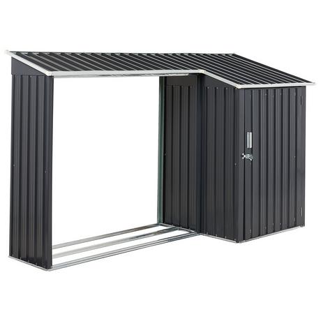 Beliani Capanno per gli attrezzi en Acciaio AOSTA  