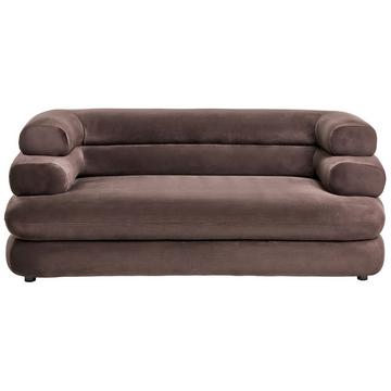 Canapé 2 places en Velours Traditionnel HELLE