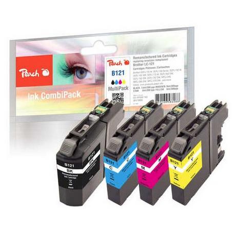Peach  Kit d'encre Brother LC-121 
