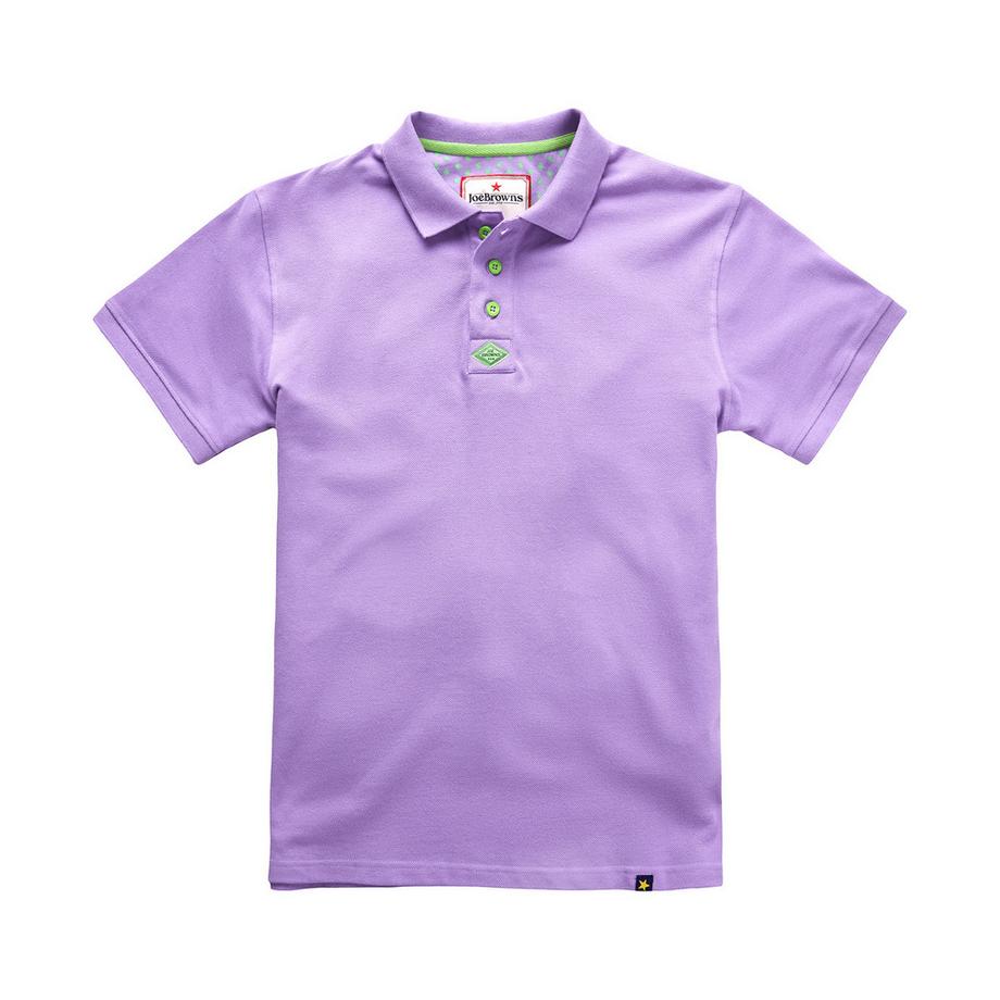 Joe Browns Kurzarm Baumwoll Polo Shirt Color Block  