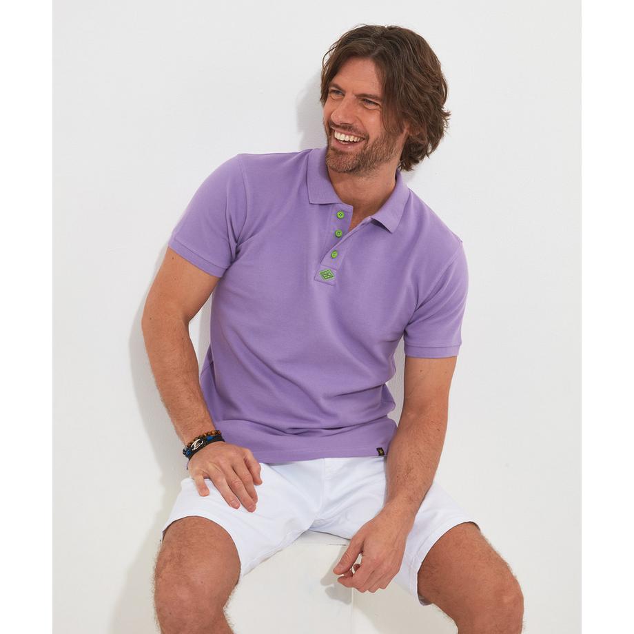 Joe Browns Kurzarm Baumwoll Polo Shirt Color Block  