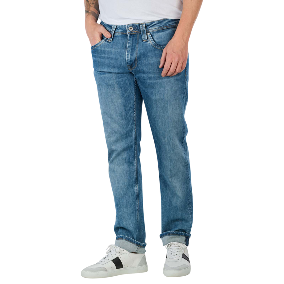 Pepe Jeans London Cash Straight Fit Wiser Wash Jeans  