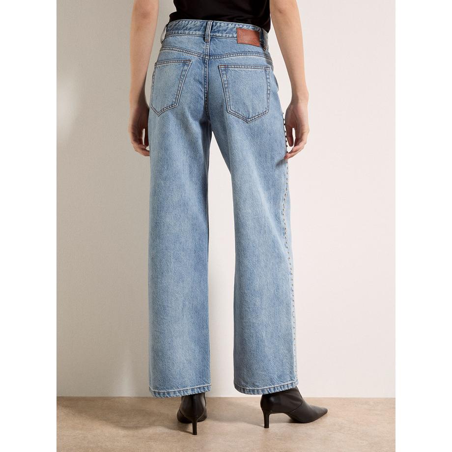 APRICOT Maca Straight Leg Jeans mit Nieten  