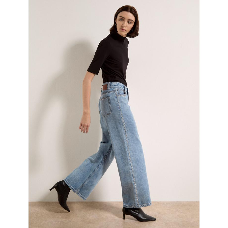 APRICOT Maca Straight Leg Jeans mit Nieten  