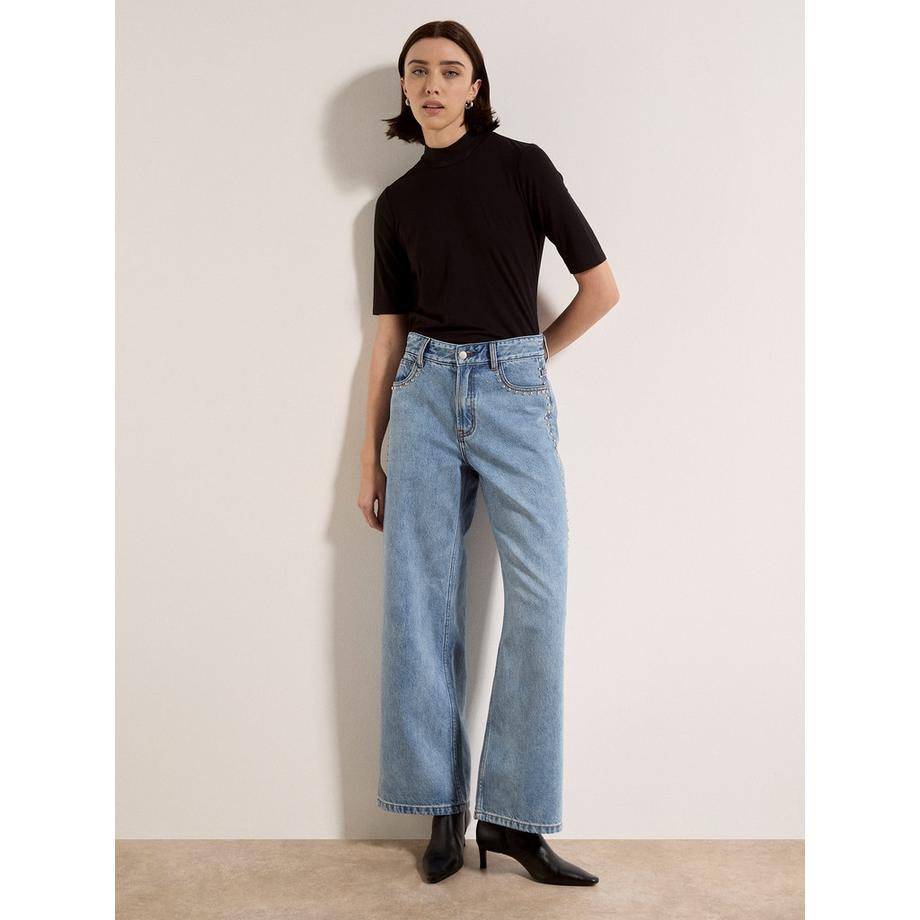 APRICOT Maca Straight Leg Jeans mit Nieten  