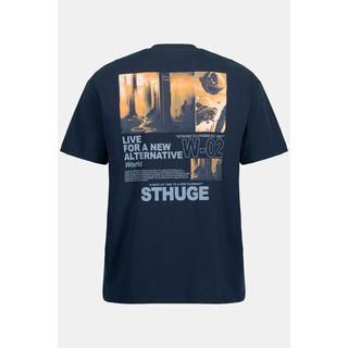 Sthuge  T-shirt oversized STHUGE, manches courtes et imprimé dans le dos - jusqu'au 8 XL 