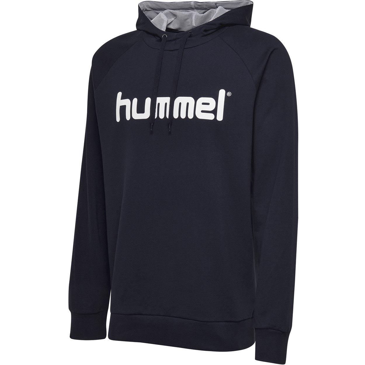 Hummel  felpa con cappuccio cotton logo 