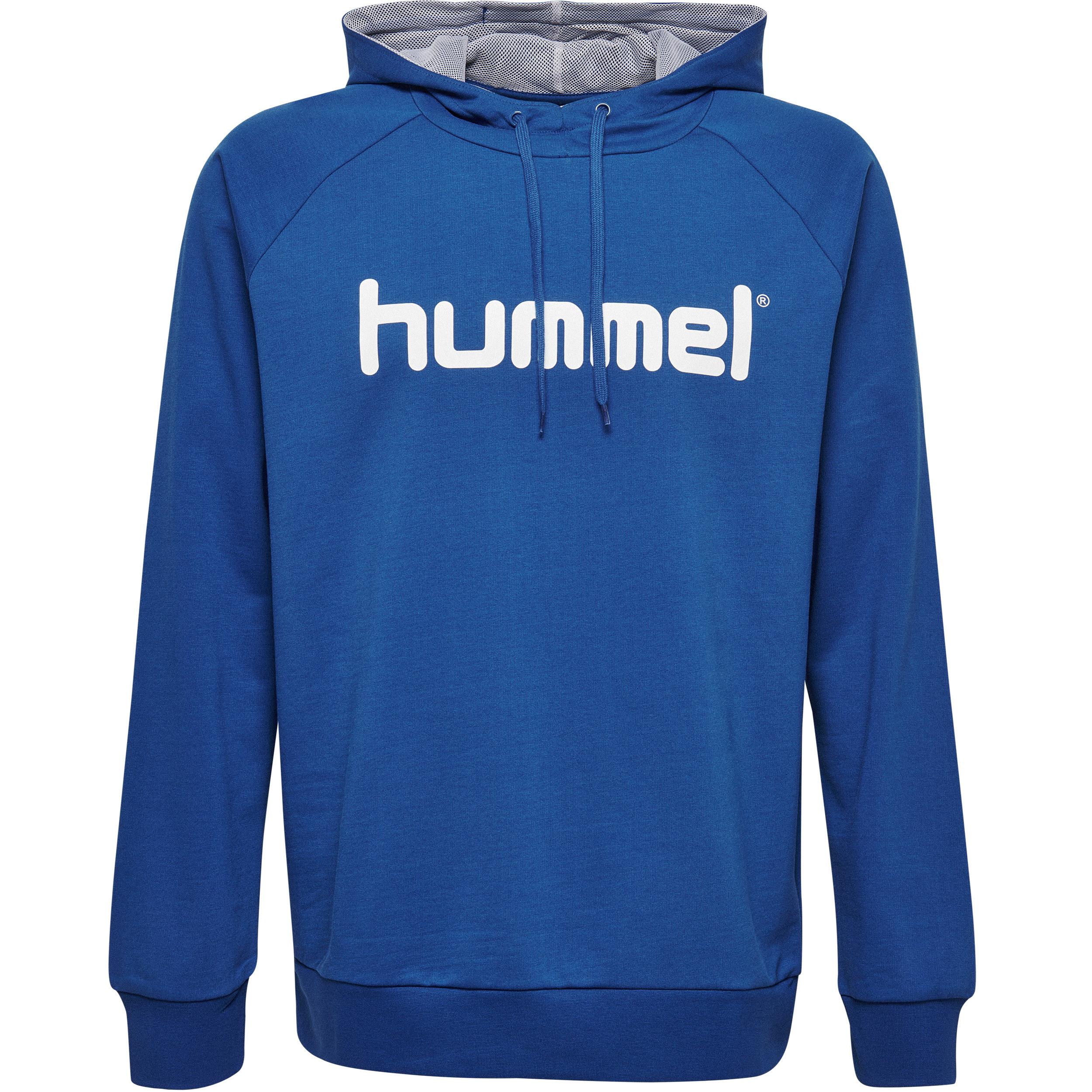 Hummel  felpa con cappuccio cotton logo 