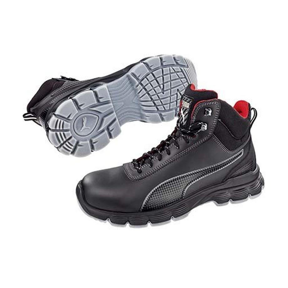 PUMA Safety Condor Black Mid S3 ESD SRC Sicherheitsschuh  