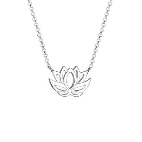 Elli  Halskette Ornament Lotusblume Talisman 