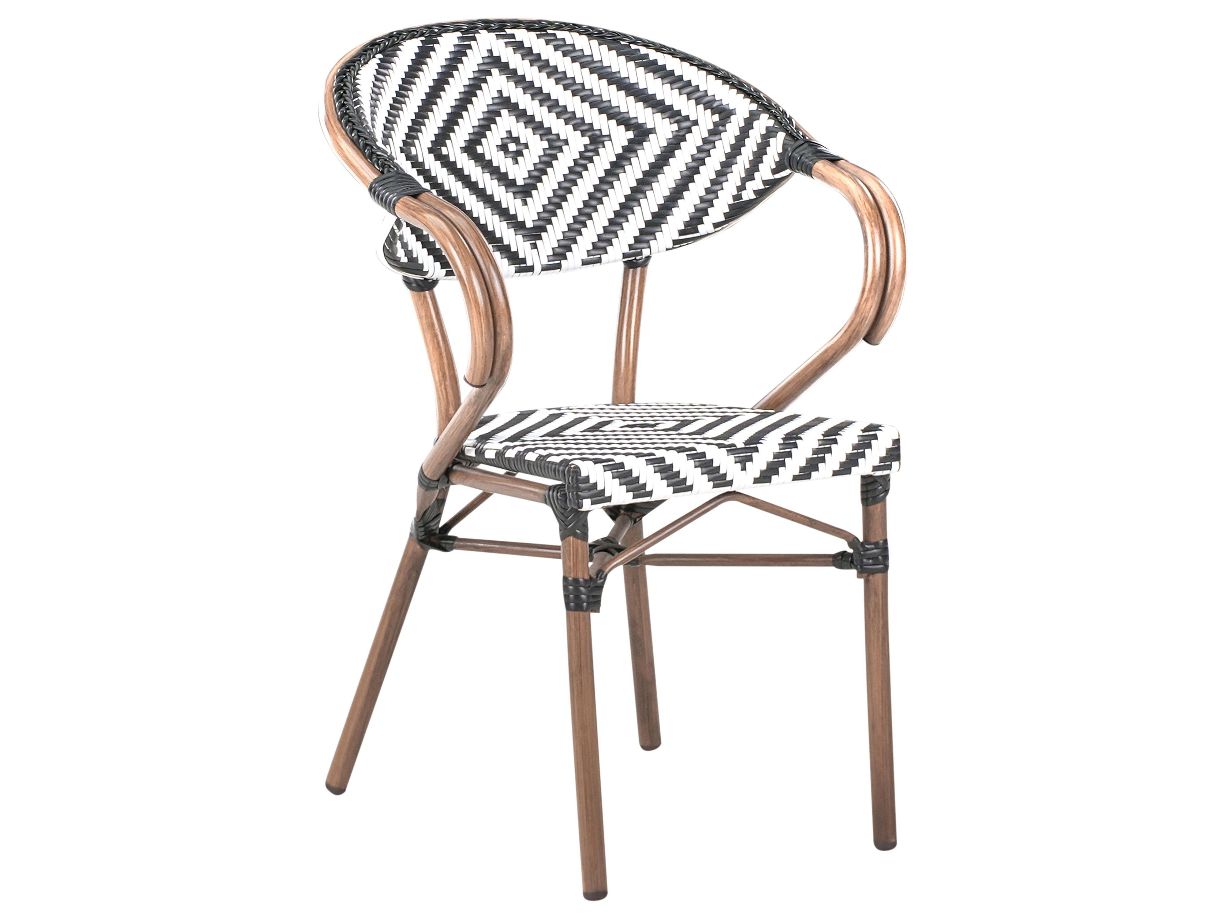 Beliani Ensemble de salle à manger de jardin pour 4 personnes en Polyrotin Boho CASPRI  