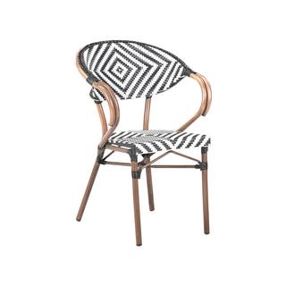 Beliani Ensemble de salle à manger de jardin pour 4 personnes en Polyrotin Boho CASPRI  