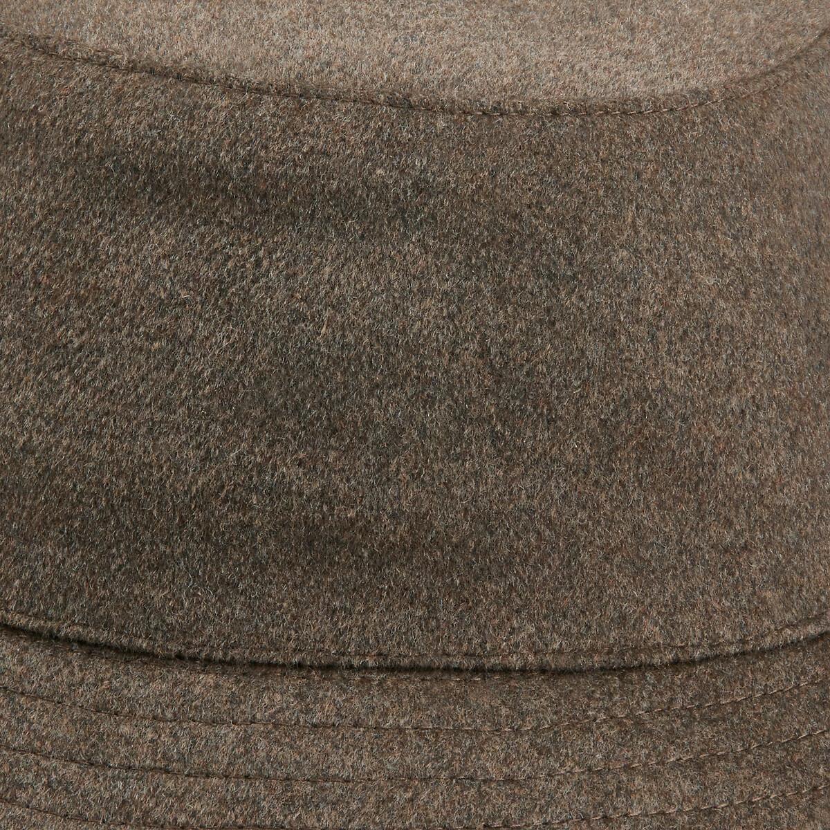 La Redoute Collections Bob en feutrine à large bord avec cordon réglable  