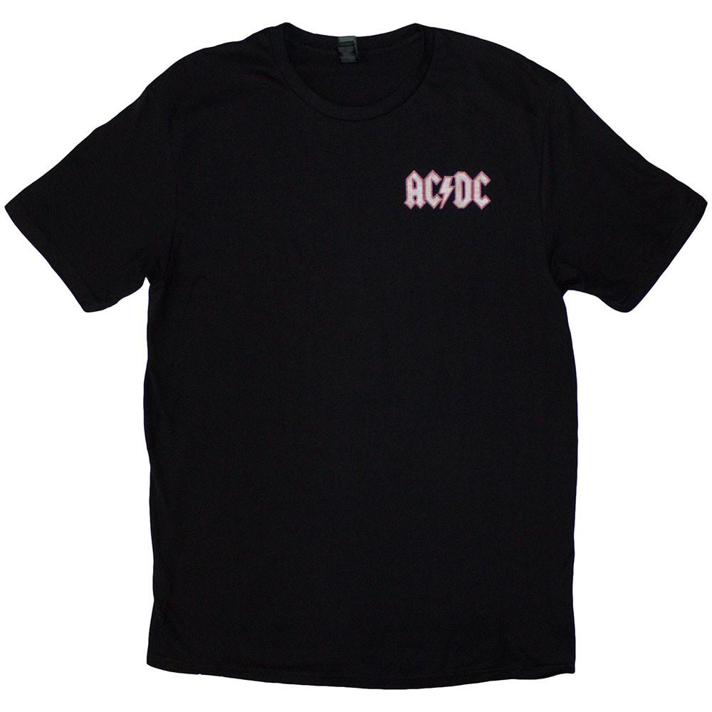 AC/DC  ACDC Dirty Deeds TShirt Rückseitiger Aufdruck 