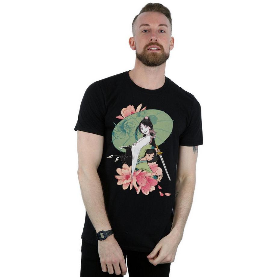 Disney Mulan Floral Umbrella T-Shirt  