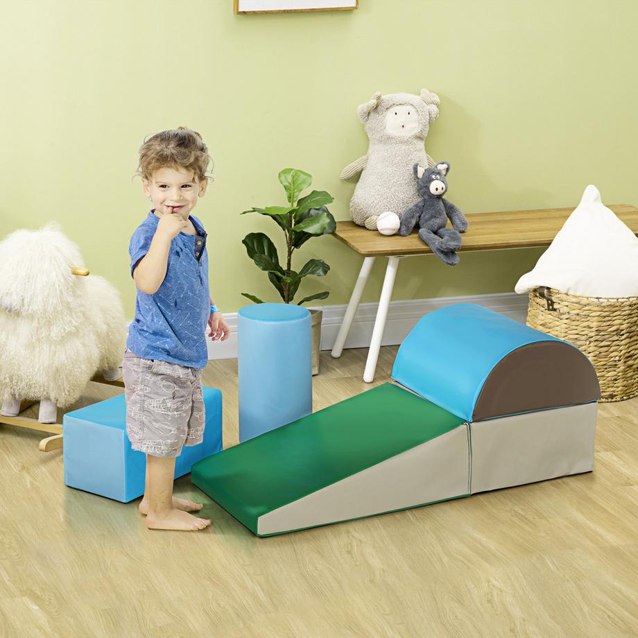 HOMCOM Toboggan pour enfants  