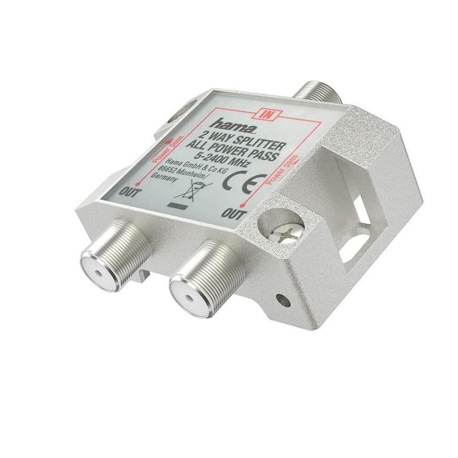 hama  HAMA SAT-Splitter 2-fach vollgeschirmt 