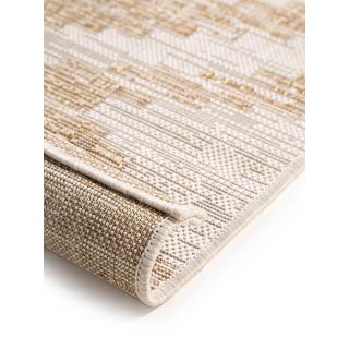 Benuta Tapis d'extérieur & intérieur Cleo Crème/Beige  