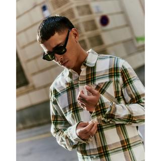 Blend Kariertes Langarmhemd mit Tasche  