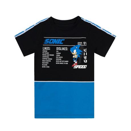 Sonic The Hedgehog  Tshirt GAMING STATISTICS 