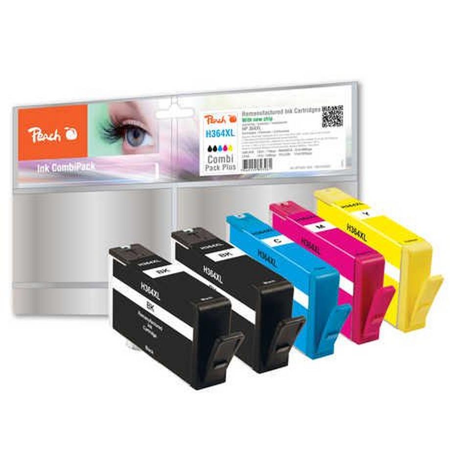 Peach  Spar Pack Plus Tintenpatronen kompatibel zu HP No. 364XL 