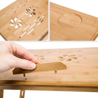 Tectake Table de lit 55 x 35 x 26 cm  