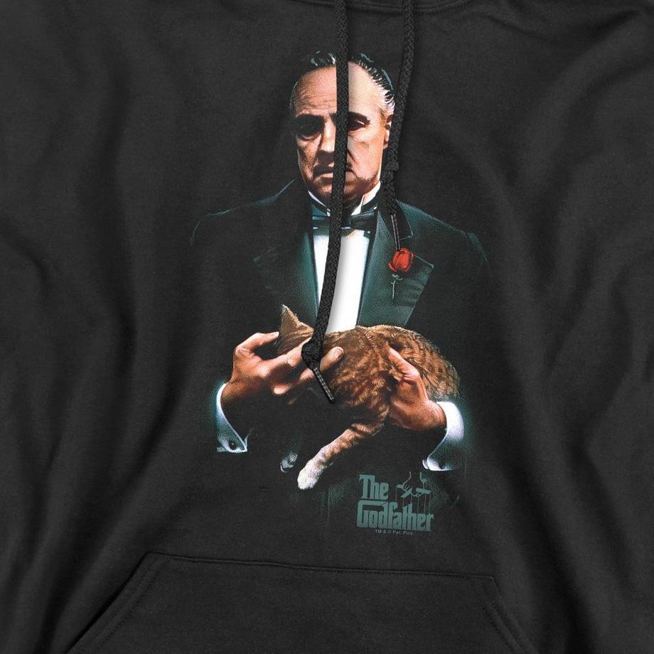 The Godfather Stampa Grafica Felpa con Cappuccio  