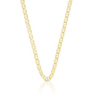 MUAU Schmuck  Collier Stäblipanzer Gelbgold 750, 4mm, 45cm 