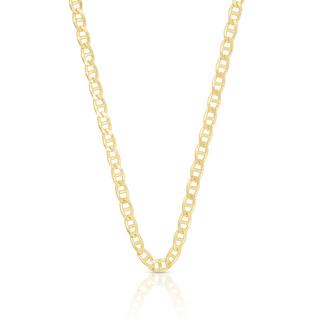 MUAU Schmuck  Collier Stäblipanzer Gelbgold 750, 4mm, 45cm 