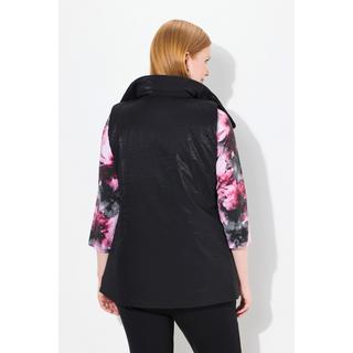 Ulla Popken Gilet à Fermeture Décorée Col Montant  