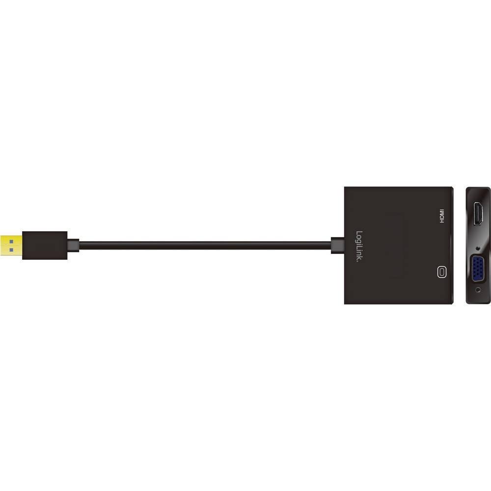 LogiLink  LogiLink Adapter USB 3 auf VGA HDMI 