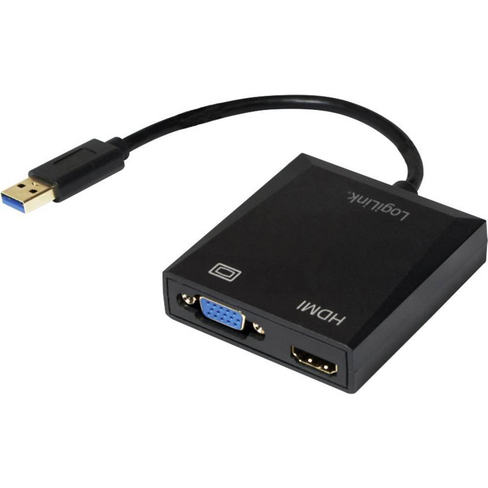 LogiLink  LogiLink Adaptateur USB 3 vers VGA HDMI 