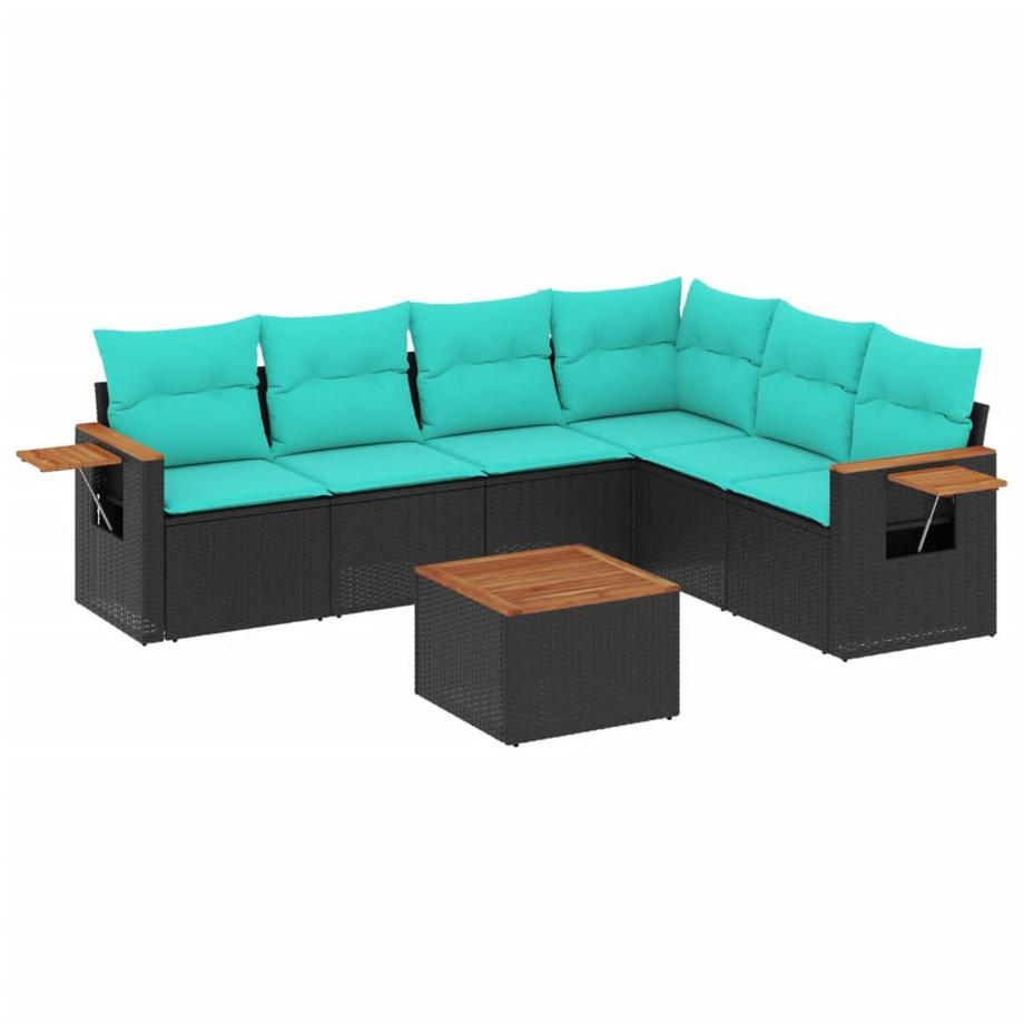 set divano da giardino Polirattan