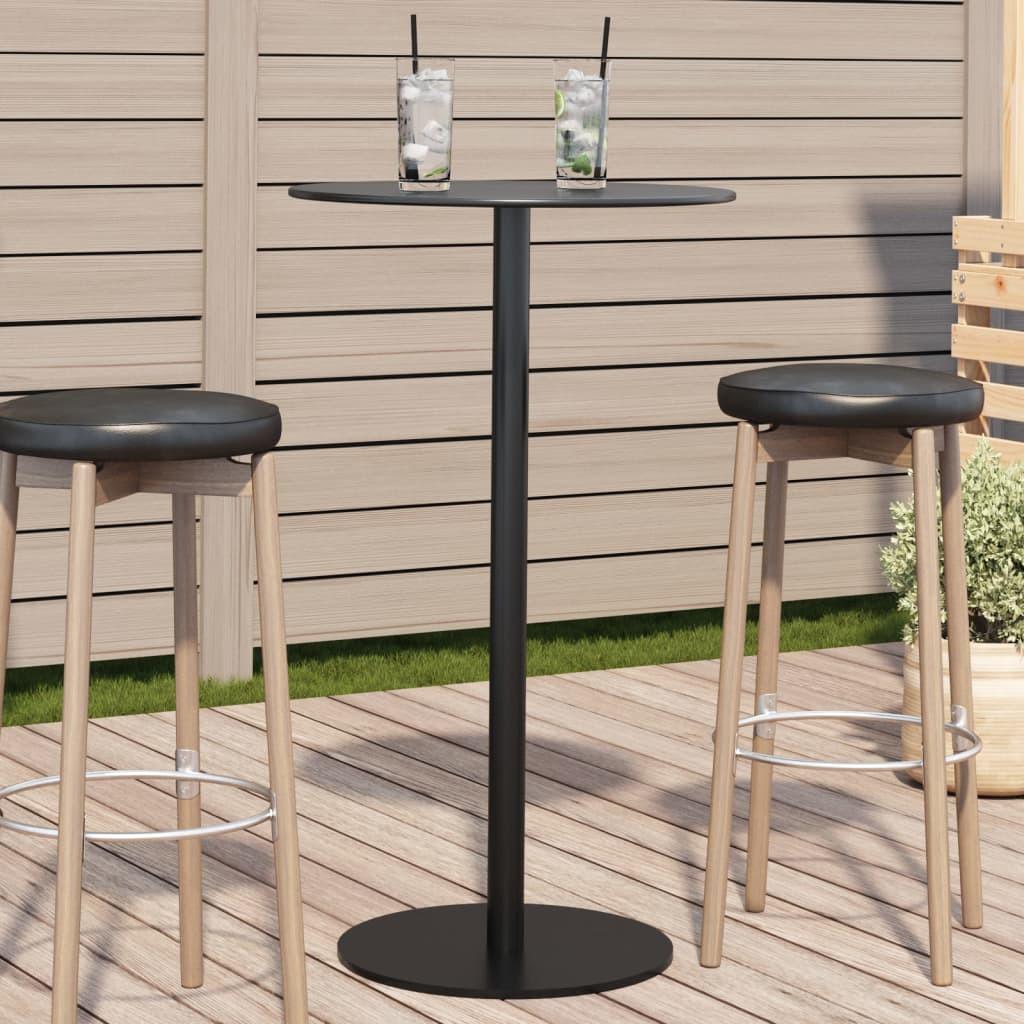 VidaXL Table de jardin acier  