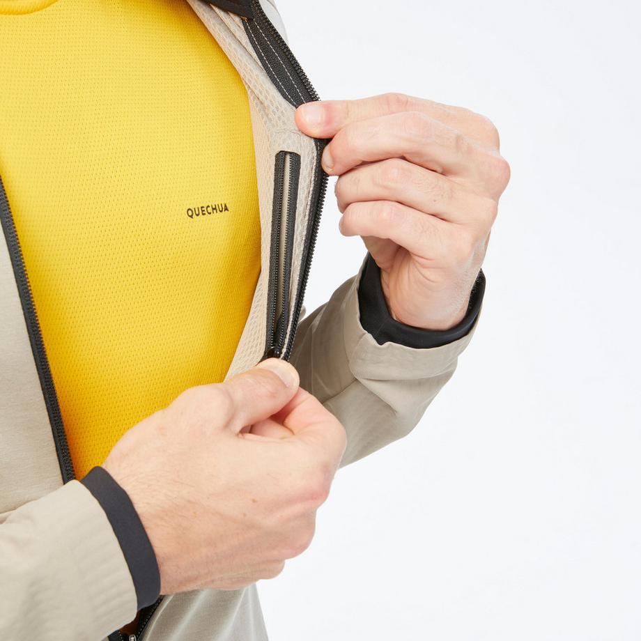 QUECHUA  Pile uomo trekking montagna MH500 Light zip 