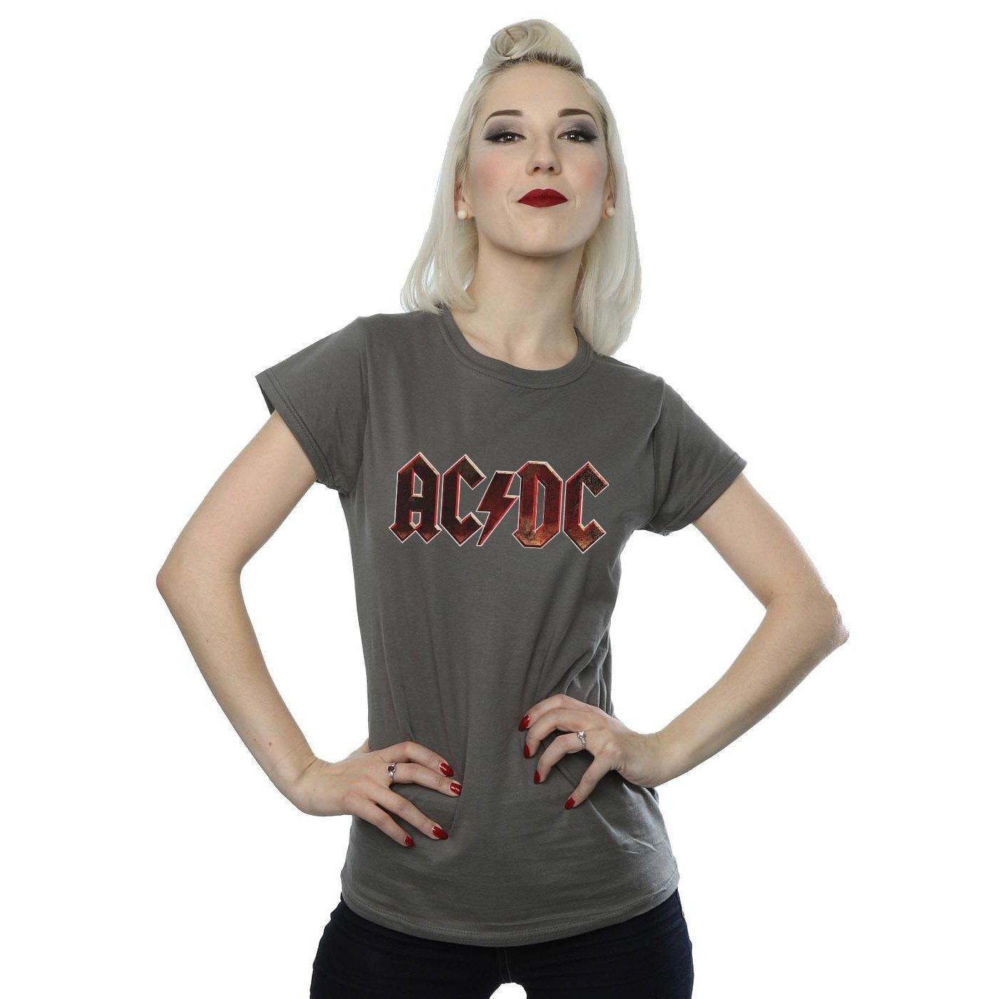 AC/DC  ACDC Raw Distressed Logo TShirt 