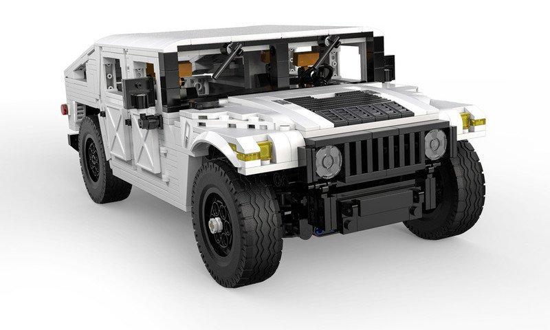 CADA       Technische Daten:      Anzahl Teile: 1386 Maßstab: 1:12 Abmessungen: 309x167x119mm Altersgruppe: 8+         Lieferumfang:        • 1x Humvee Bausatz (1386 Teile) • 1x Bauanleitung             Anzahl Teile : 1386                     