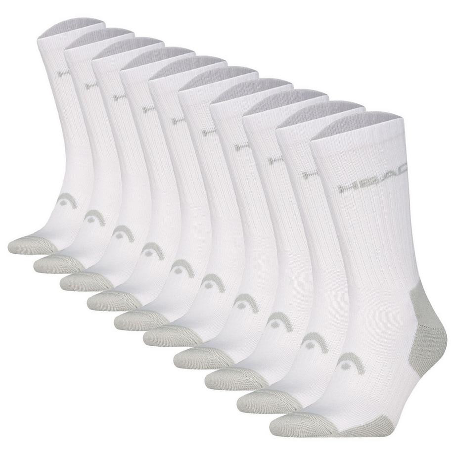 Chaussettes  Pack de 10-HEAD ELEMENTS TENNIS CREW 10P ECOM