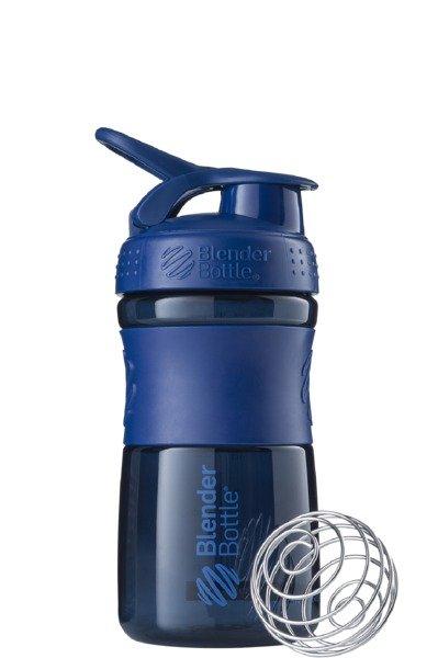 Blender Bottle  20oz / 590ml BlenderBottle SportMixer Flip, Navy 