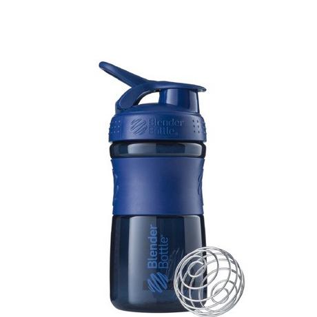 Blender Bottle  20oz / 590ml BlenderBottle SportMixer Flip, Navy 