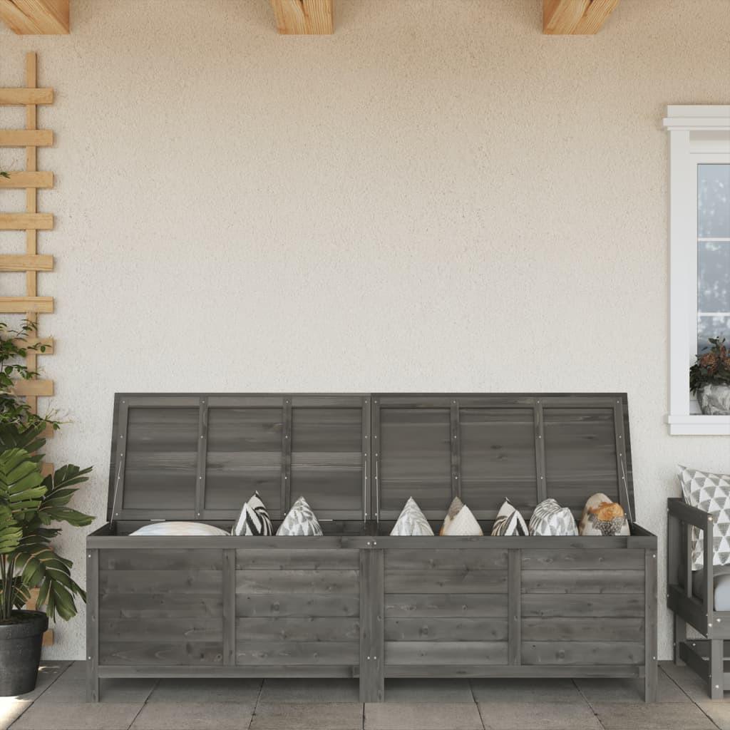 VidaXL Boîte de rangement de jardin bois d'ingénierie  