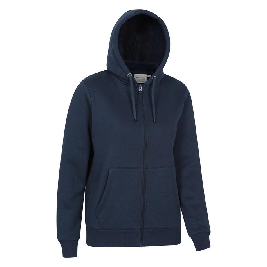 Mountain Warehouse Dalton Felpa con Cappuccio e Zip Intera con Fodera Sherpa  
