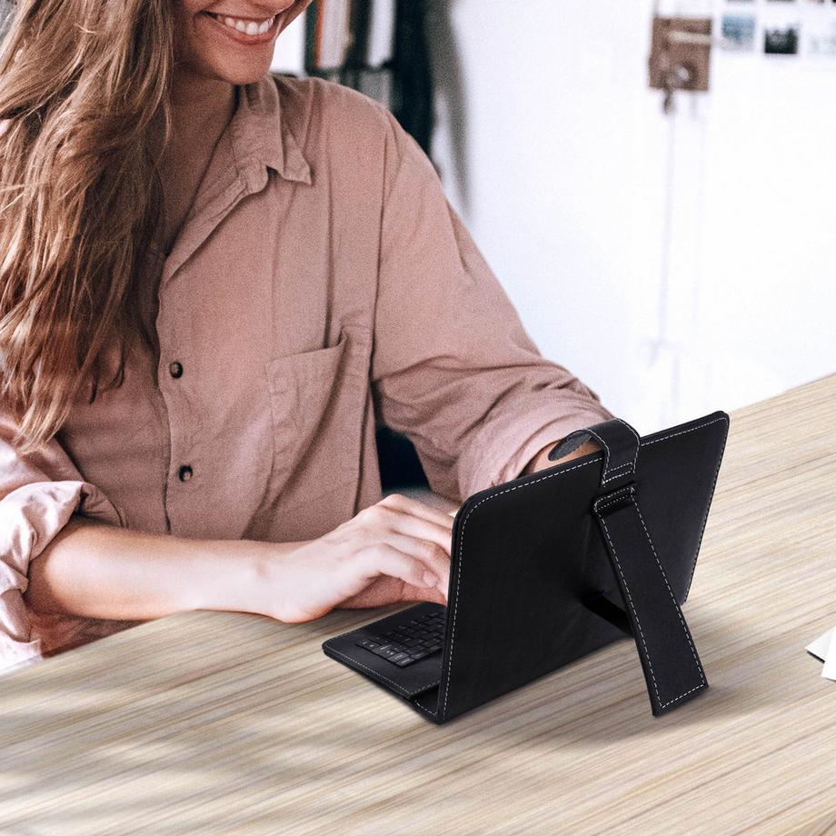 Avizar  10'' Tablet Hülle mit AZERTY Tastatur 