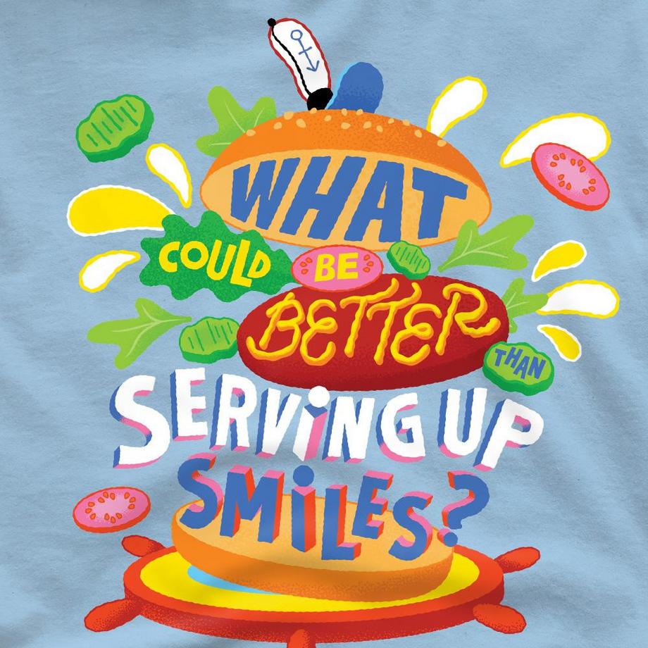Nickelodeon  Serving Up Smiles Maglietta 