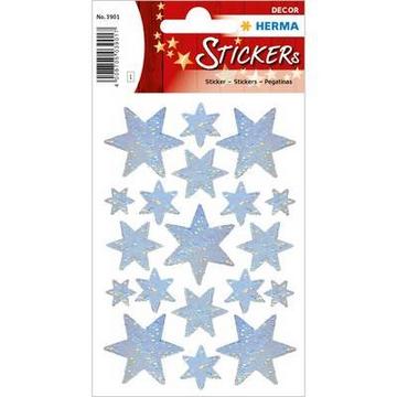 HERMA 3901 sticker decorativi Film Argento Permanente 19 pz