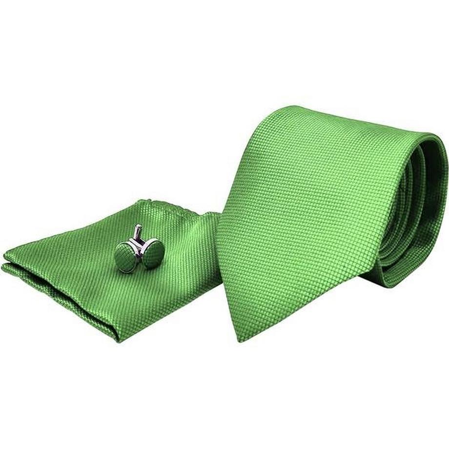 Accessoires de costumes | Cravate + Mouchoir + Boutons de Manchette