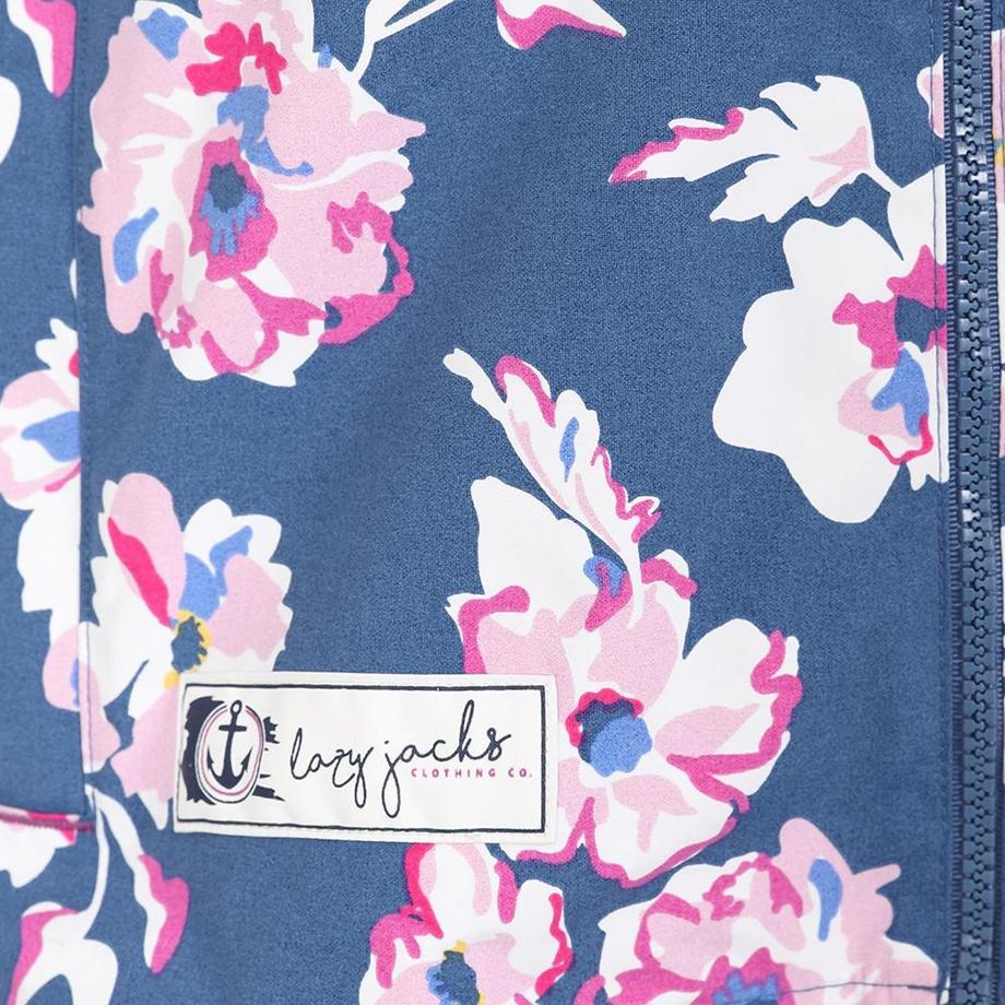 Lazy Jacks Veste imperméable motiftyle Floral  